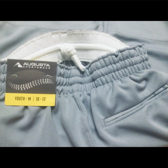 AUGUSTA DRAWSTRING ELASTIC WAIST BASEBALL PANTS - Picture 3 of 3